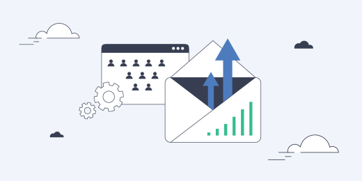 An abstract representation of email marketing for affiliates.
